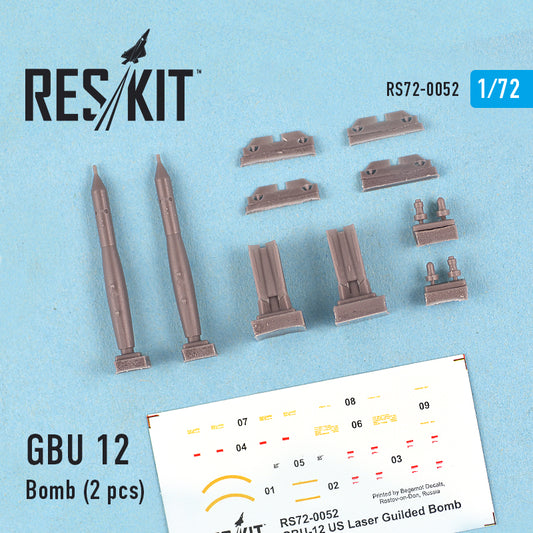 GBU 12 Laser guided bomb (2 pcs) for F-14, F-16, F-15E, F-14D Harrier, Rafale, Mirage 2000, Gripen, Totnado,Eurofighter, Kfir