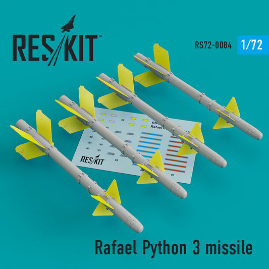 Rafael Python 3 missile (4 pcs) (IAI Kfir, F-15C/I, F-16I, JF-17, MiG-21, Mirage F.1)