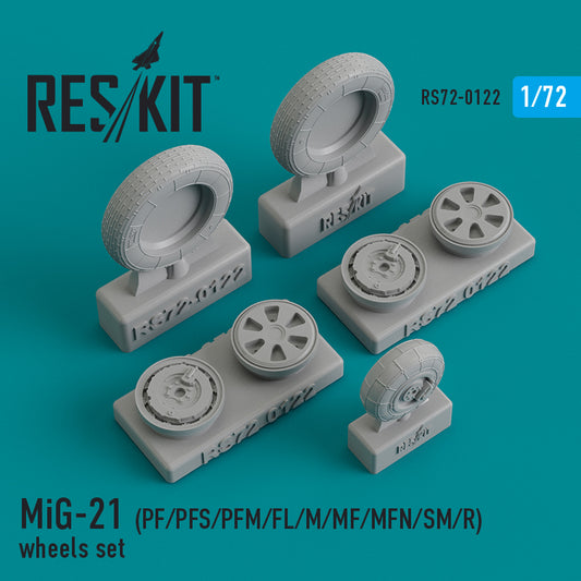 MiG-21 (PF/PFS/PFM/FL/M/MF/MFN/SM/R) Wheels Set