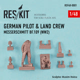 German Pilot & Land Crew (WW2)