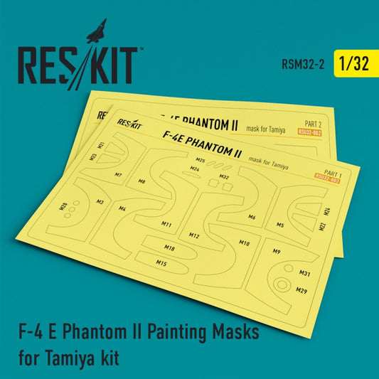 F-4 E Phantom II Painting Masks (for Tamiya)