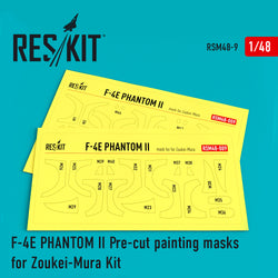 F-4E "Phantom II" Pre-cut painting masks for Zoukei-Mura kit (1/48)