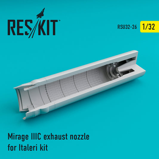 Mirage IIIC exhaust nozzle for Italeri Kit