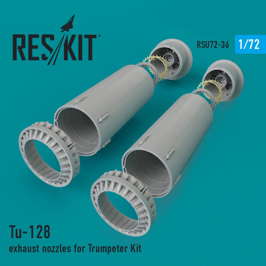 Tu-128 exhaust nozzles for Trumpeter