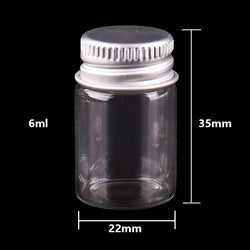 Glass container 6ml (5 pieces)