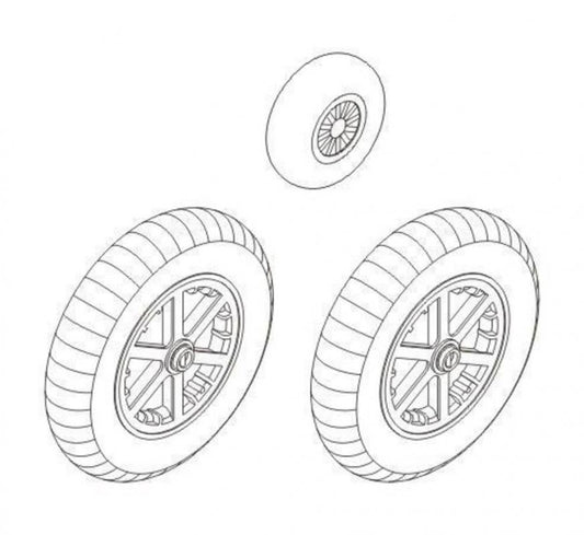 Messerschmitt Bf 109E Wheels Set