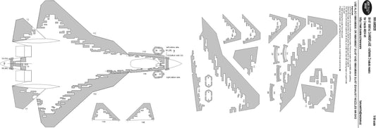 Su-57 DIGITAL CAMOUFLAGE - scheme 2 kabuki masks (1/48)