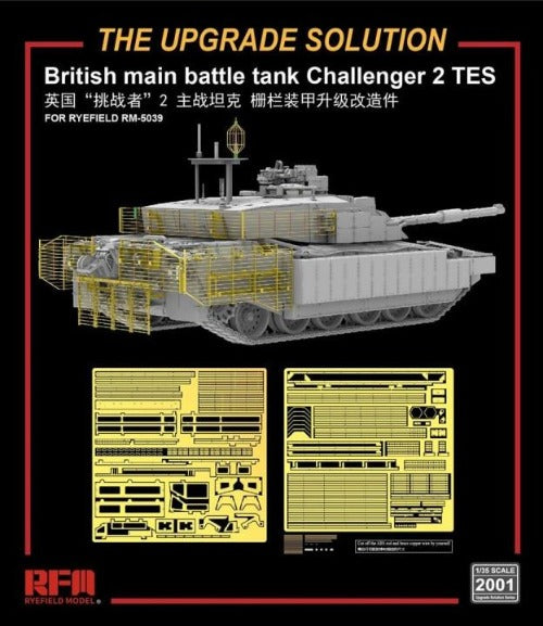 Upgrade solution for RM-5039 Challenger 2 TES 1/35