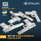 Set of scale models "TT pistols" (5 pcs) 1/35