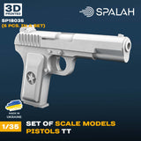 Set of scale models "TT pistols" (5 pcs) 1/35