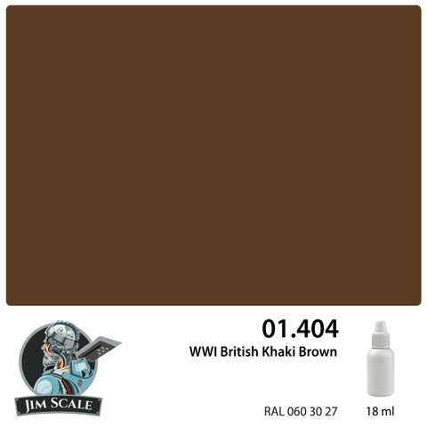 WWI British Khaki Brown 18ml