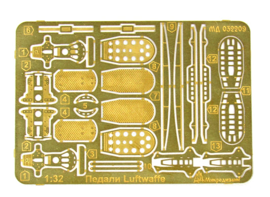 Aviation pedals (Luftwaffe) 1/32