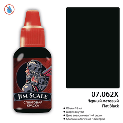 Flat Black (Matt Black) (18ml)