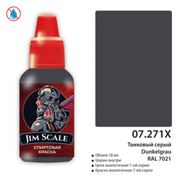 Tank gray Dunkelgrau RAL 7021 (18ml)