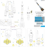 Launch vehicle "Soyuz" (Eastern Express) 1/144