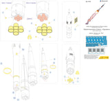 Launch vehicle "Soyuz" (Zvezda) 1/144