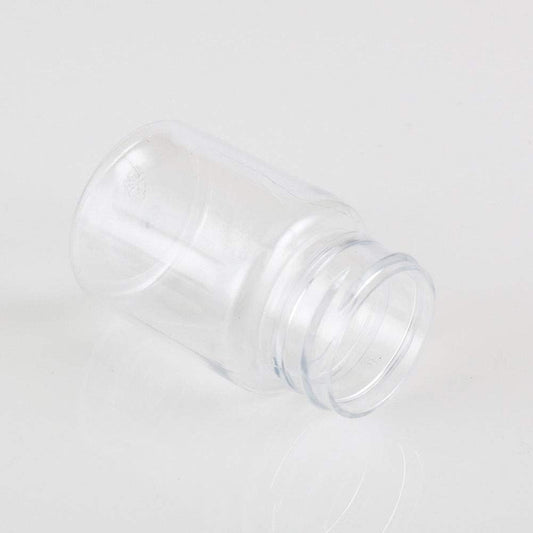 20ml transparent clear plastic PET bottles with screw cap (5pcs)