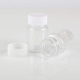 20ml transparent clear plastic PET bottles with screw cap (5pcs)