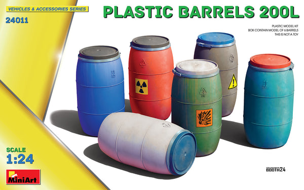 Plastic Barrels 200L (1/24)