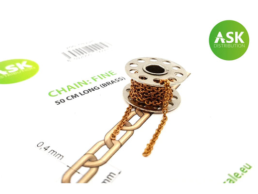 Chain Fine - 50 cm long (brass)