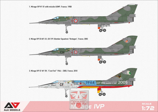 Mirage IVP with ASMP nuclear missiles