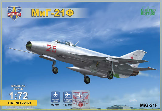 MiG-21F Soviet supersonic fighter (Limited edition)