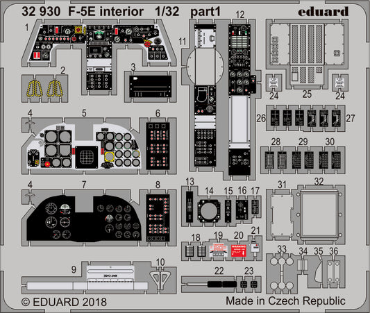 F-5E interior 1/32 (KITTY HAWK)