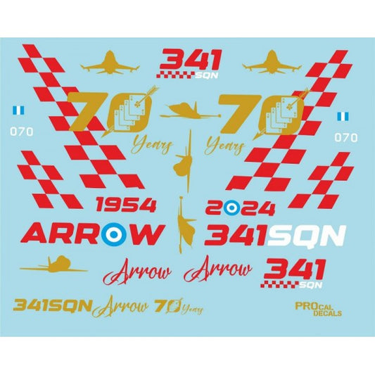 341 SQ 70 YEARS F-16 Blk50 - Scale 1/48