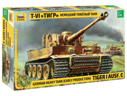 German heavy tank (early production) Tiger I Ausf. E (1/35)