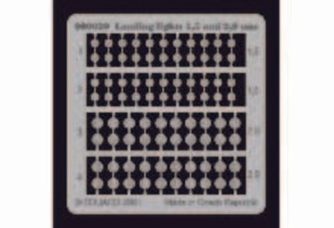 Landing lights 1,5 & 2mm