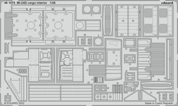 Mi-24D cargo interior 1/48