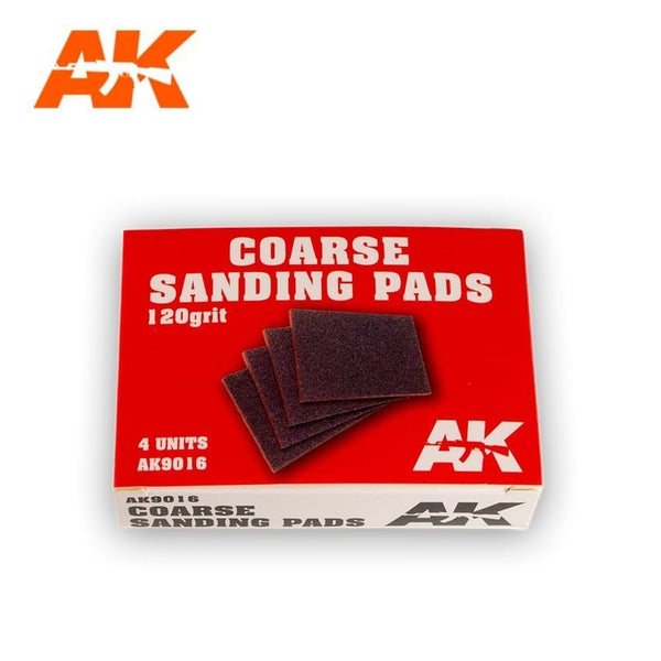 Coarse sanding pads 120 Grit. 4 units