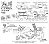 M134 Minigun (early) fixed (USA) (1/72)