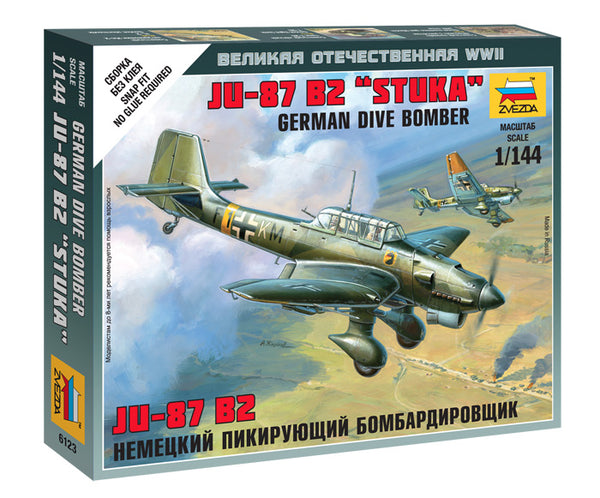 German Dive Bomber Ju-87 B2 "Stuka" (1/144)