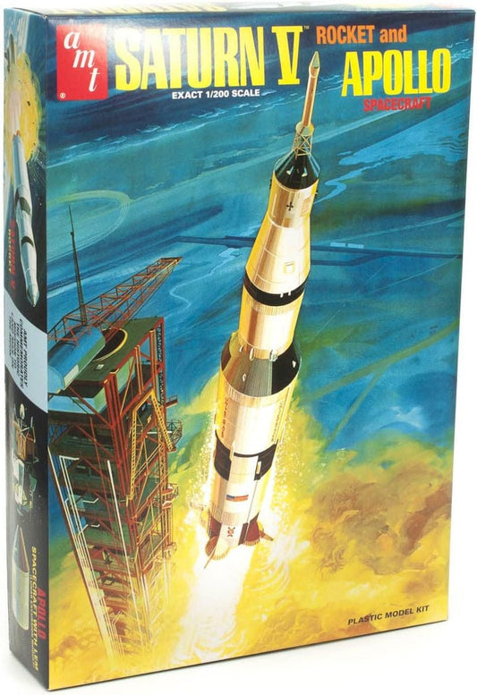 Saturn V Rocket and Apollo Spacecraft (1/200)
