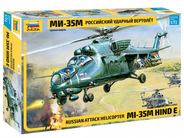 Russian attack helicopter MIL MI-35M hind E (1/72)