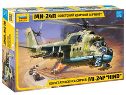 Soviet attack helicopter MI-24P "Hind" (1/72)