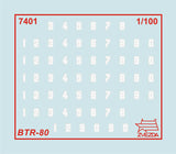 BTR-80 Soviet Personnel Carrier (1/100)