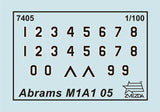 Abrams A1M1 U.S. Main Battle Tank (1/100)