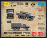 Soviet army truck "Ural" 4320 (1/100)