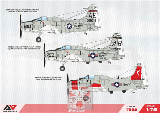 AD-5Q "SkyRaider" (ECM version) (1/72)