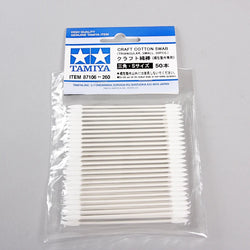 Tamiya Small Triangular Craft Cotton Swab Tip (50 pcs)