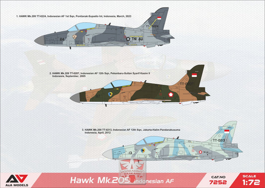 Hawk 209 light fighter (1/72)