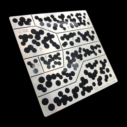 1/35 WW2 German Forest Ambush Camouflage Airbrush Stencil (B)