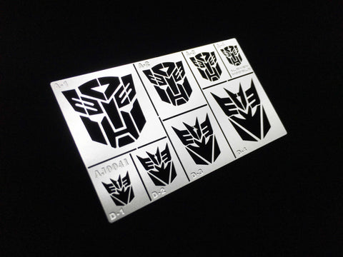 Transformer Logo Airbrush Template Stencil