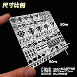 Chinese characters & Japanese Kanji Stencil for Gundam Armor or shoulder parts
