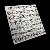 1/35 WW2 German Fraktur Letter Stencil for Vehicle