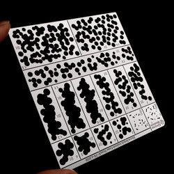 1/72 WW2 German Forest Ambush Camouflage Airbrush Stencil (Style D)