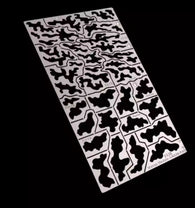 1/72 WW2 Jungle and forest Camouflage Airbrush Stencil (2 form)