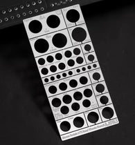 1/72 WW2 German road wheels airbrush template Stencil